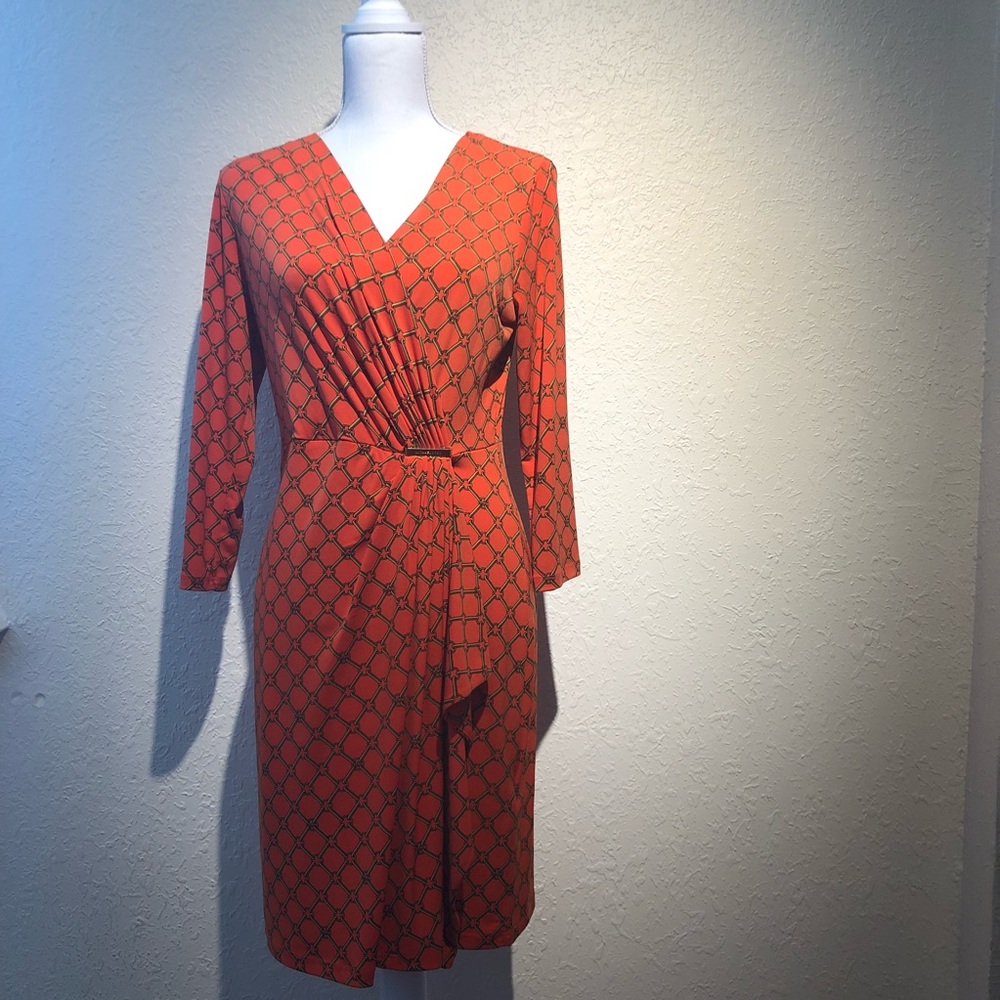 Micheal Kors orange dress